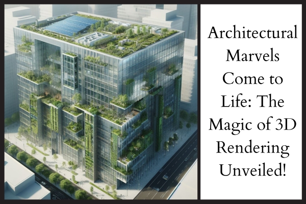 Architectural Marvels Come to Life: The Magic of 3D Rendering Unveiled!
